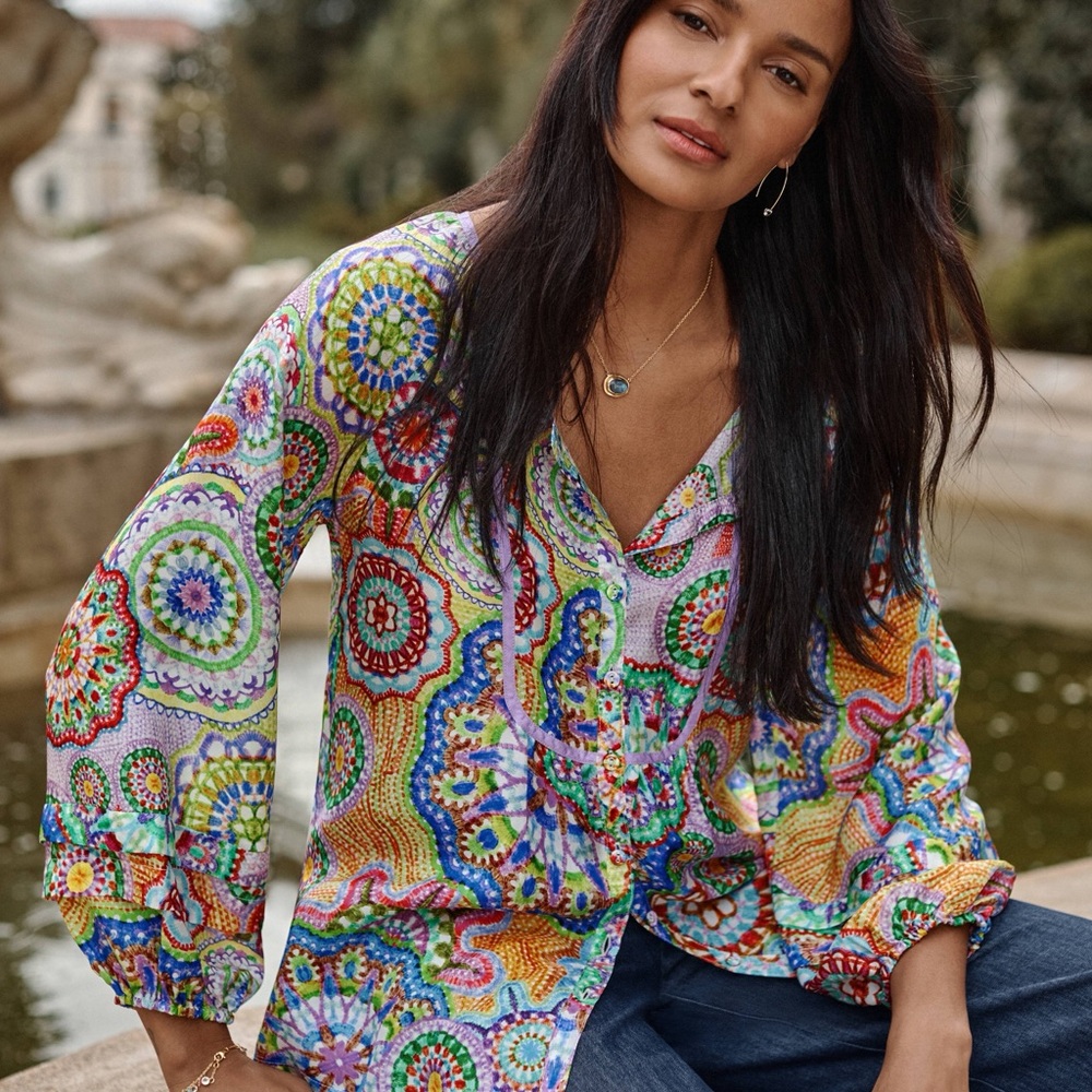 Johnny Was Multicolor Jannika Shirt